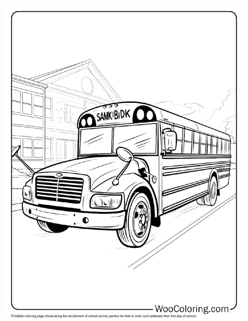 100  School Bus coloring pages  Free PDF To Print  - 74