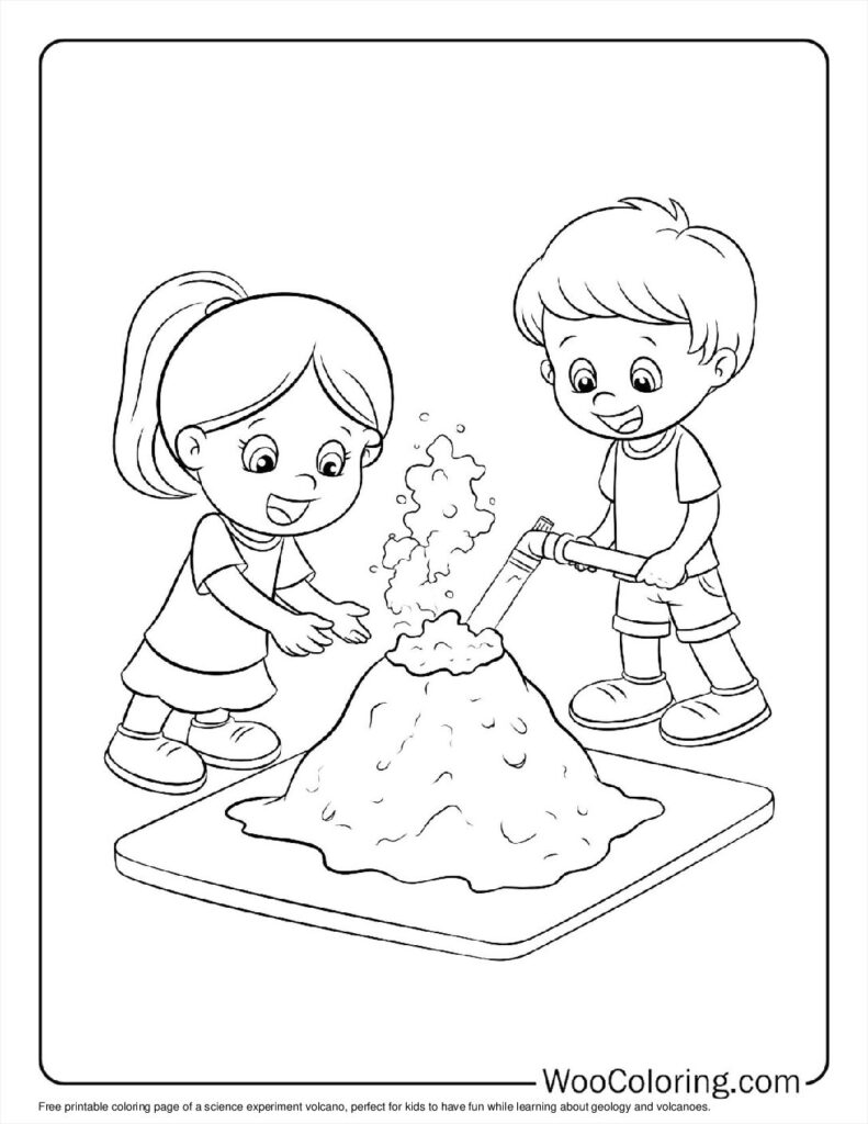 100  Volcano coloring pages  Free PDF To Print  - 76