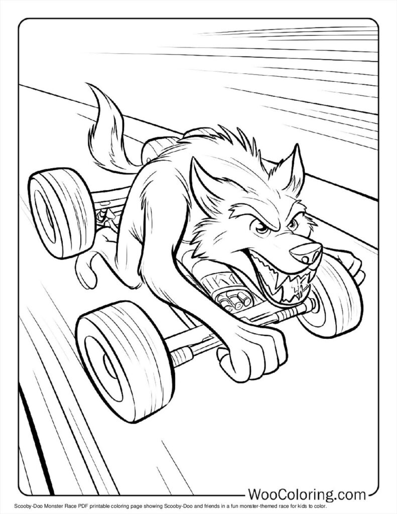 100  Werewolf coloring pages  Free PDF To Print  - 79