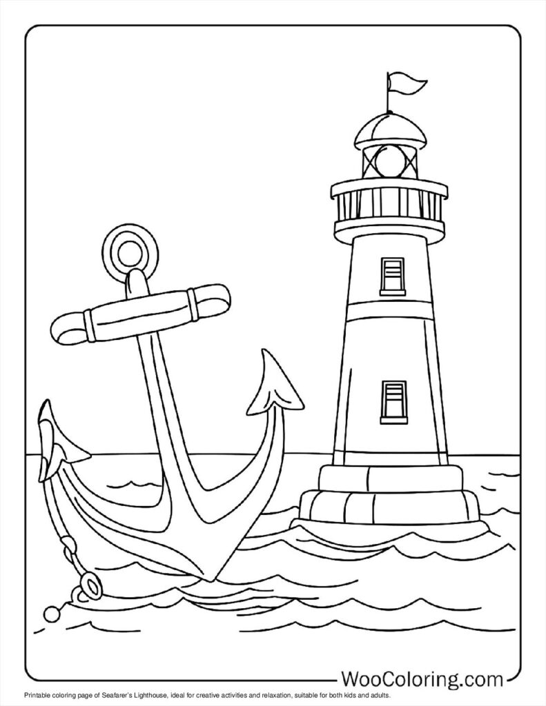 100 Lighthouse coloring pages Free PDF To Print - 15