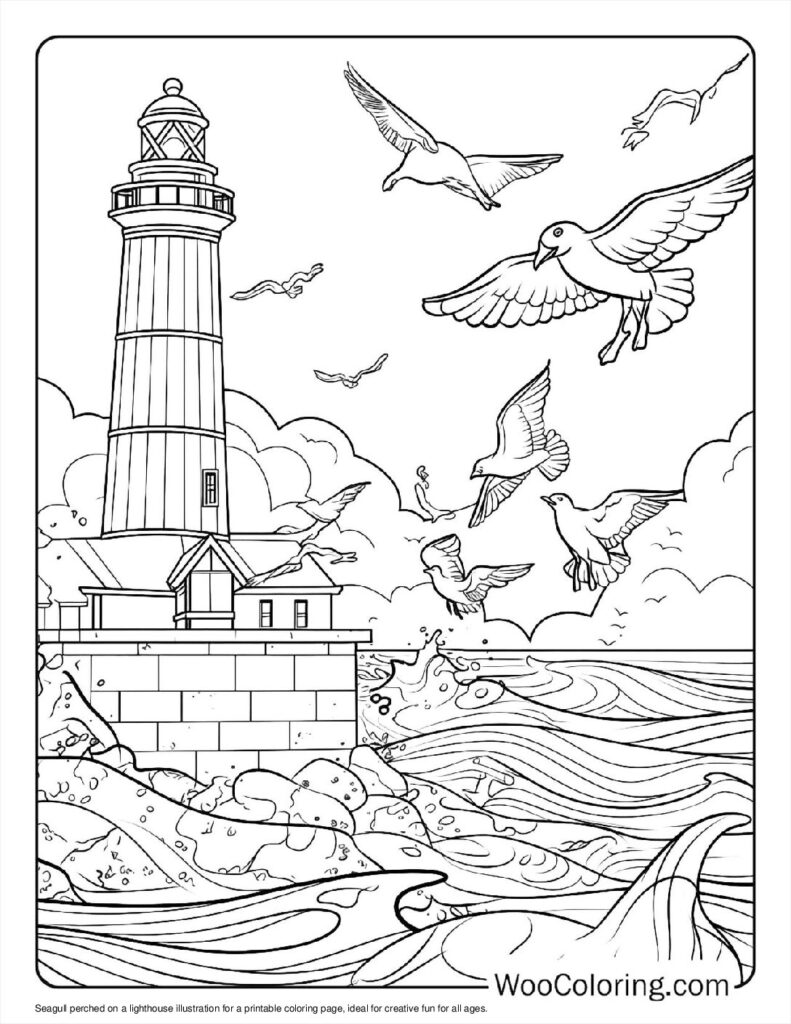 100 Lighthouse coloring pages Free PDF To Print - 78
