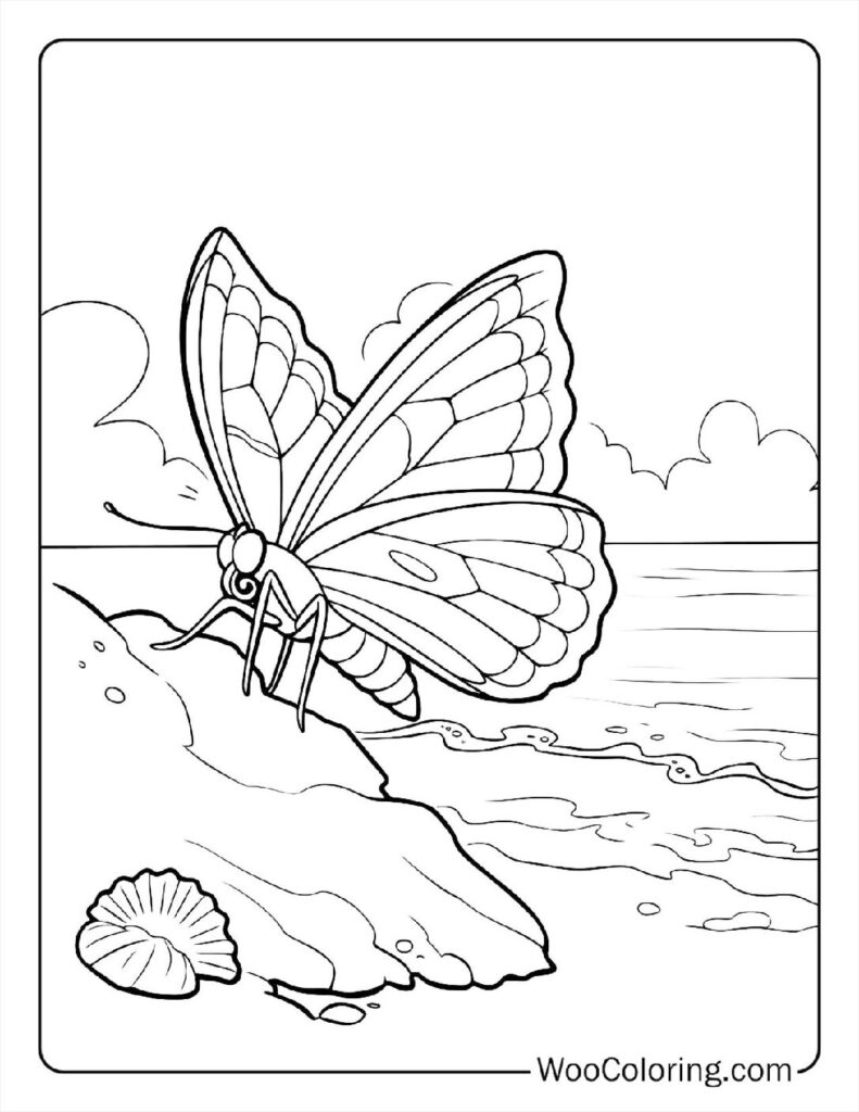100  Butterfly coloring pages  Free PDF To Print  - 81