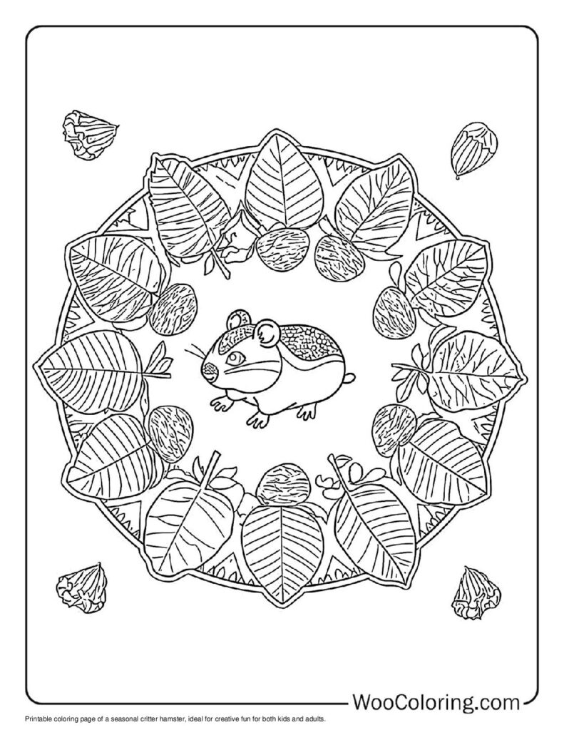 100  Hamster coloring pages  Free PDF To Print  - 21