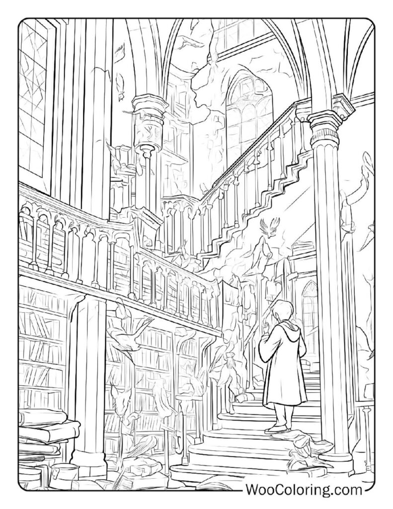 100  Harry Potter coloring pages  Free PDF To Print  - 49