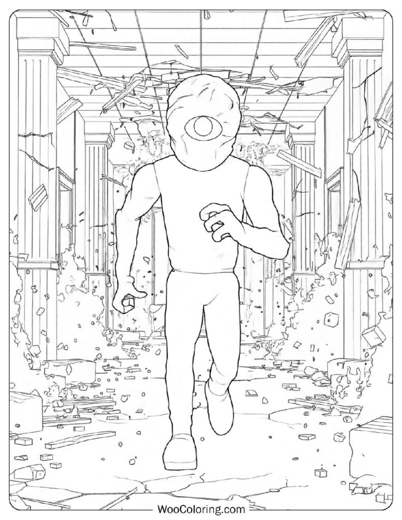 Seek Roblox Character Fast Horror Entity from DOORS Game