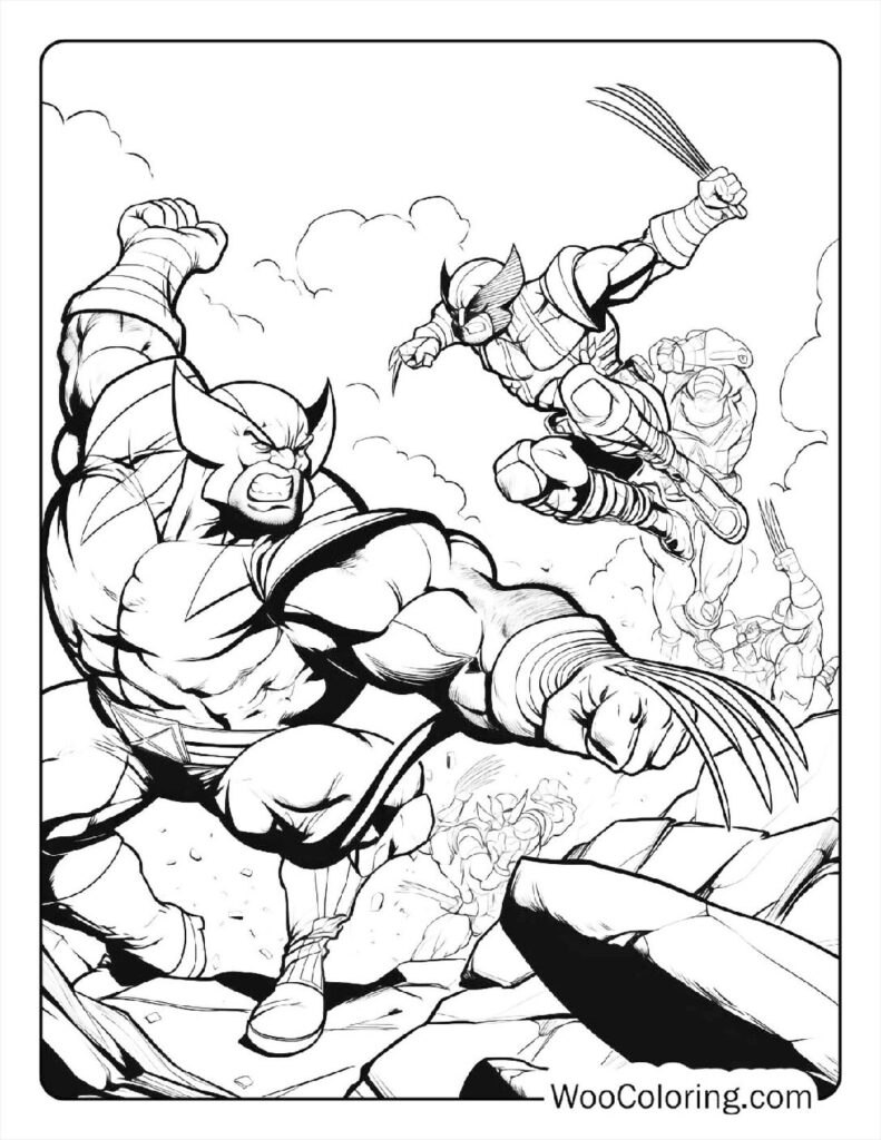 Sentinels Defeated by Wolverine