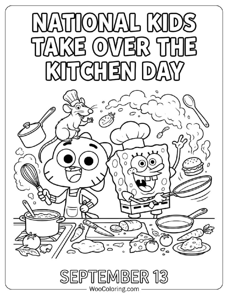 September 13 – National Kids Take Over the Kitchen Day