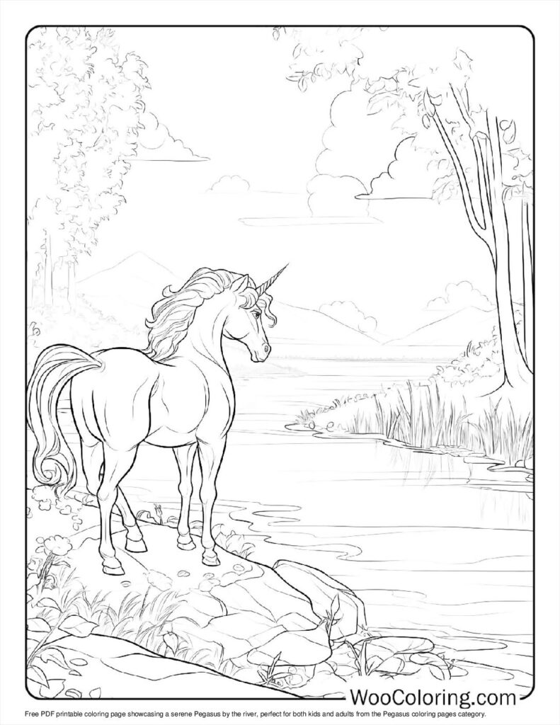 100  Pegasus coloring pages  Free PDF To Print  - 5