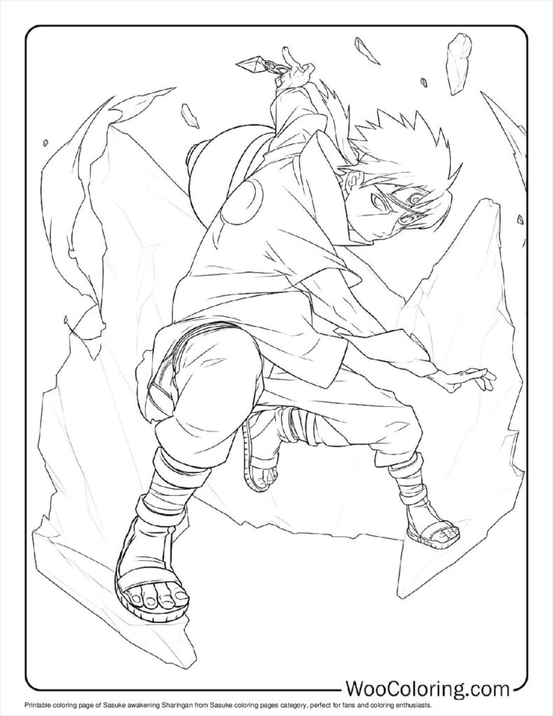 100  Sasuke coloring pages  Free PDF To Print  - 29