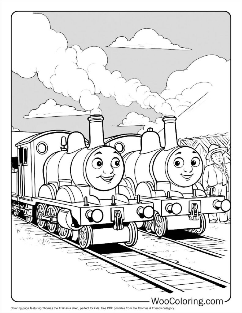 100  Thomas   Friends coloring pages  Free PDF To Print  - 61