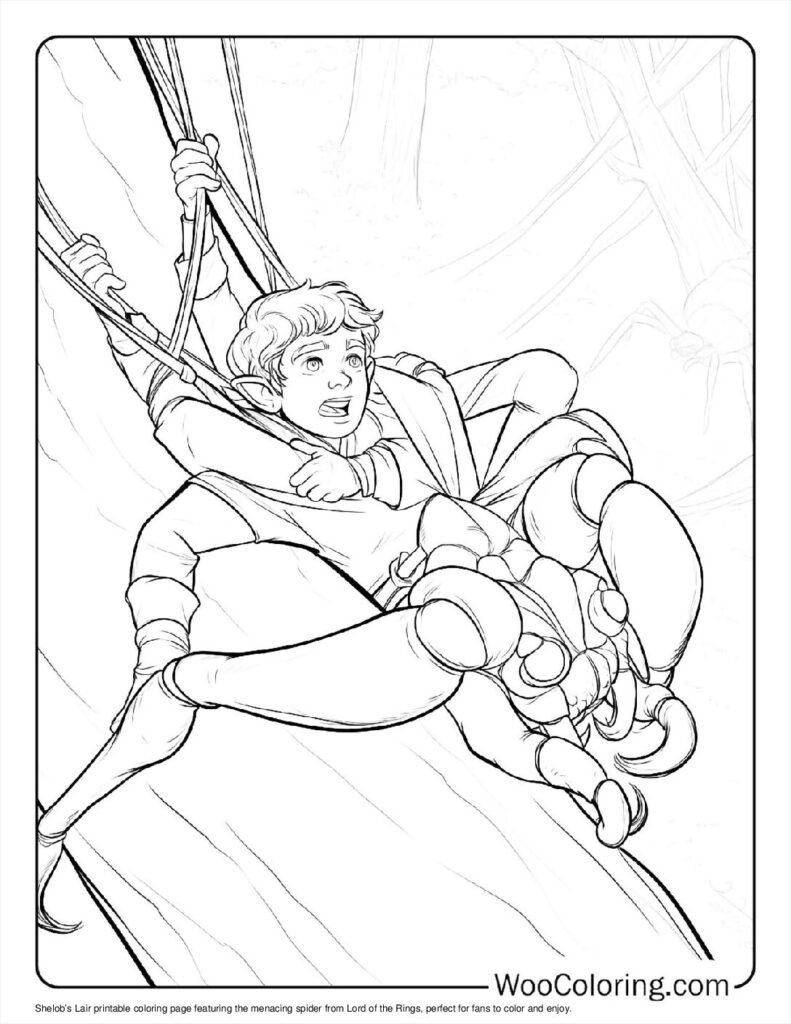 100  Lord Of The Rings coloring pages  Free PDF To Print  - 24