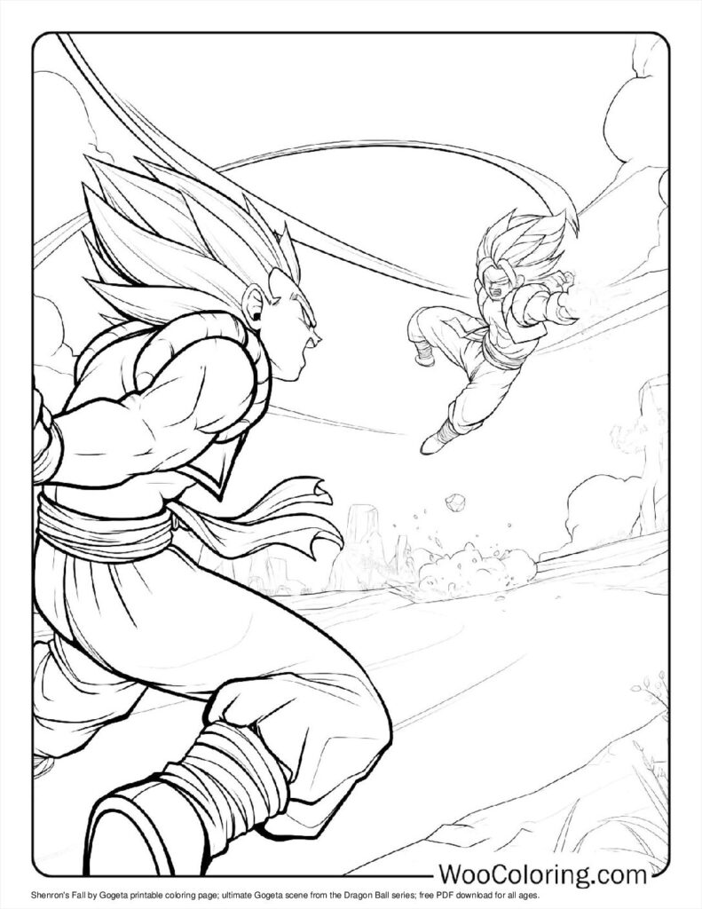 100  Gogeta coloring pages  Free PDF To Print  - 39