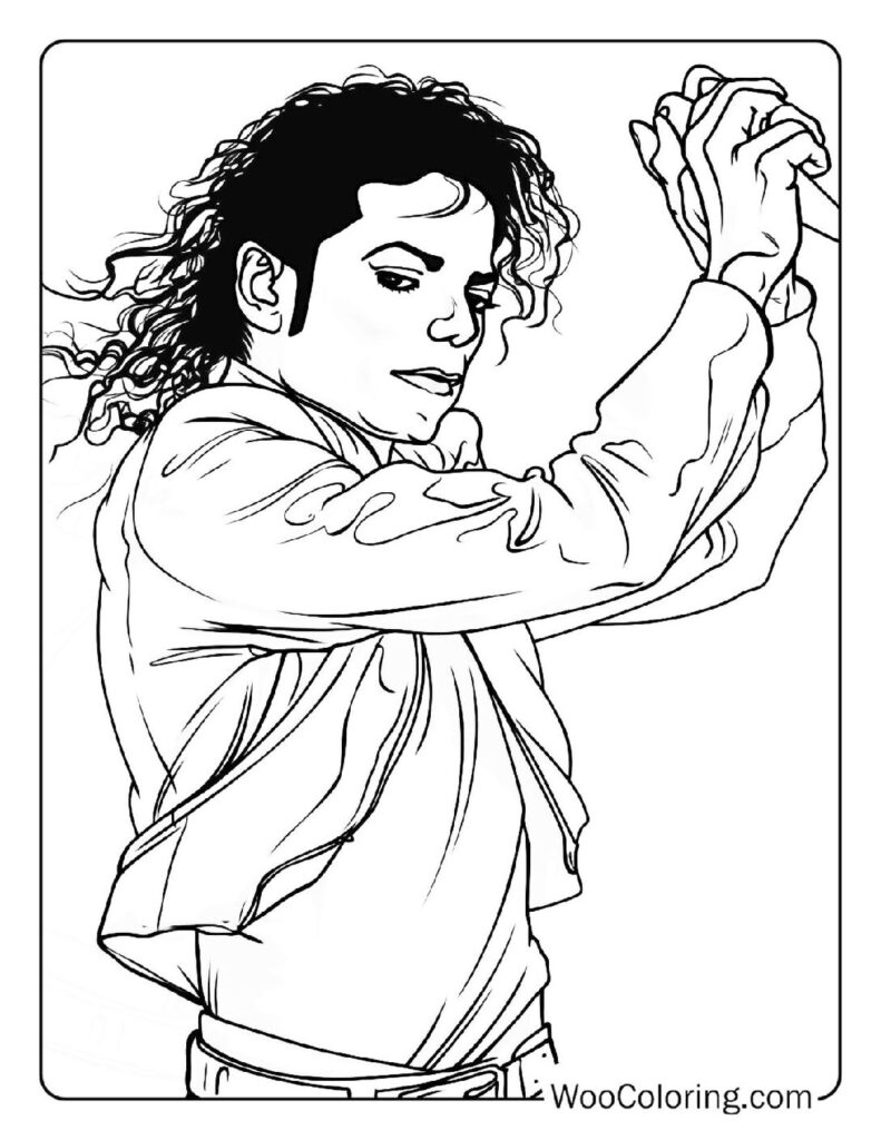 100  Michael Jackson coloring pages  Free PDF To Print  - 73