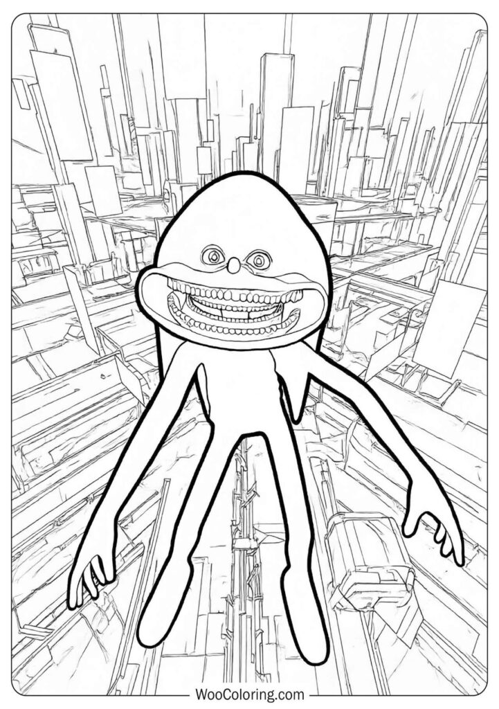 Shin Sonic Power Coloring Page with futuristic style and radiant transformation glow