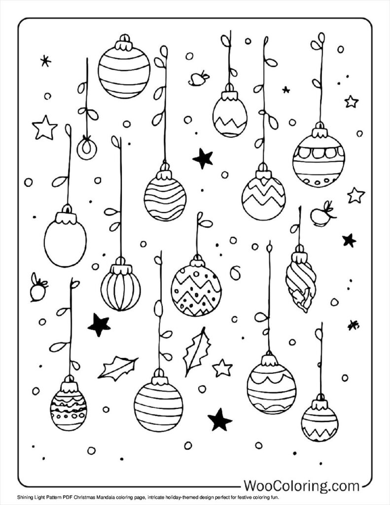 100 Christmas Mandala coloring pages Free PDF To Print - 57