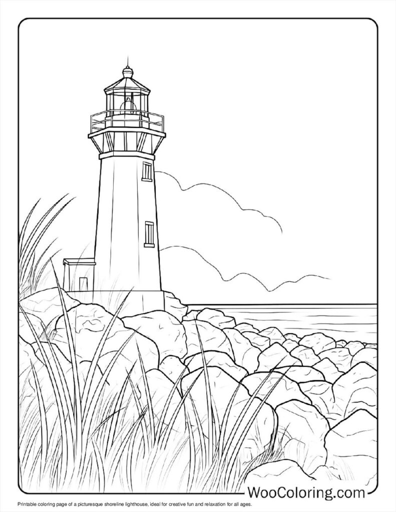 100 Lighthouse coloring pages Free PDF To Print - 76