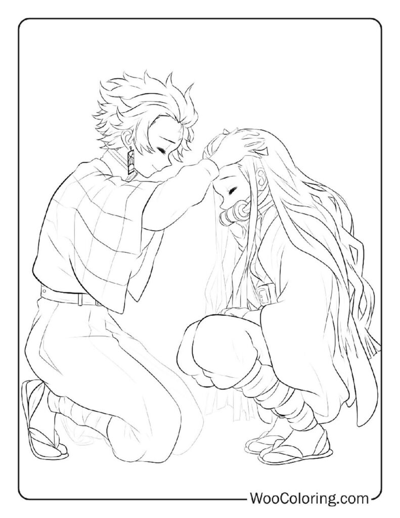 100  Demon Slayer coloring pages  Free PDF To Print  - 85