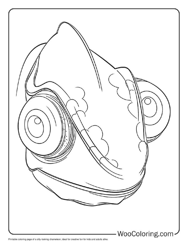 100  Chameleon coloring pages  Free PDF To Print  - 6