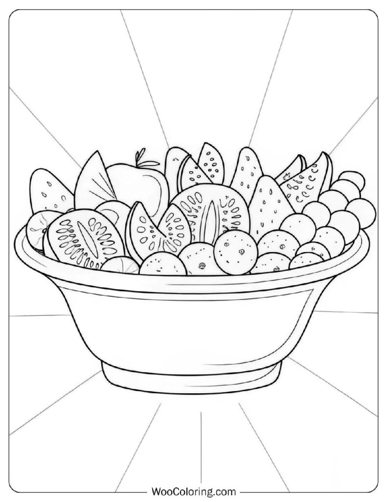 34 Fruit Coloring Pages  Free PDF To Print  - 39