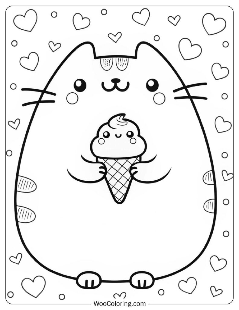 40 Ice Cream Coloring Pages  Free PDF To Print  - 71