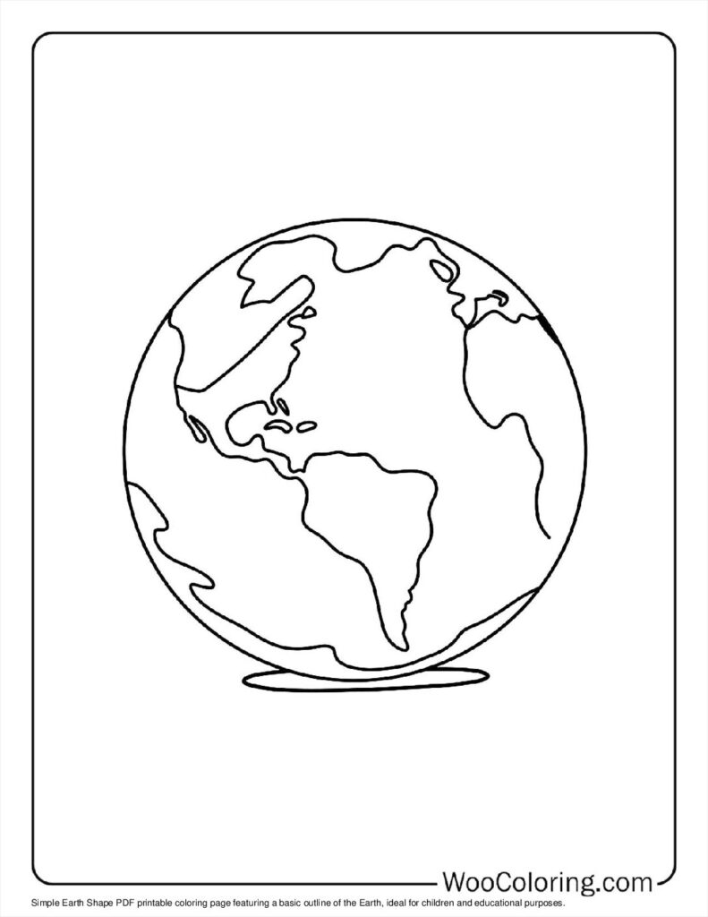 100  Earth coloring pages  Free PDF To Print  - 31