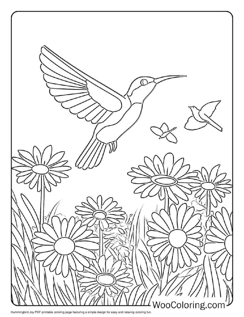 100 Hummingbird coloring pages Free PDF To Print - 67