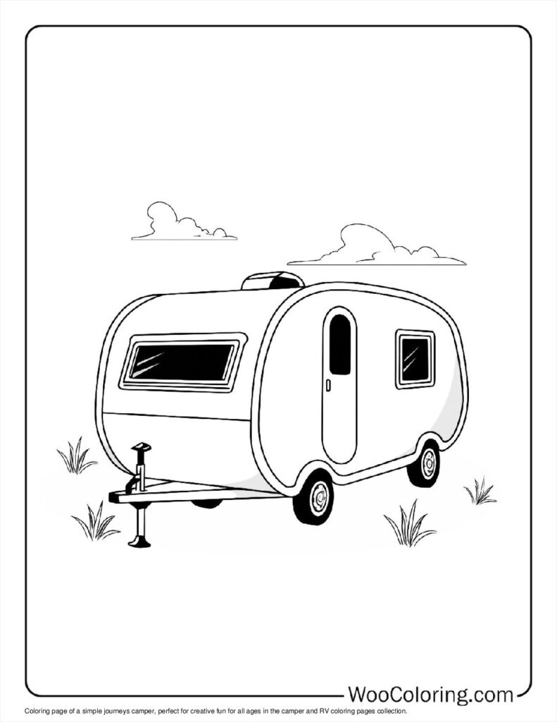 100  Camper   RV coloring pages  Free PDF To Print  - 24