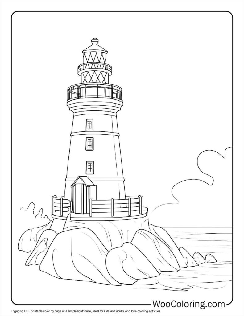 100 Lighthouse coloring pages Free PDF To Print - 62