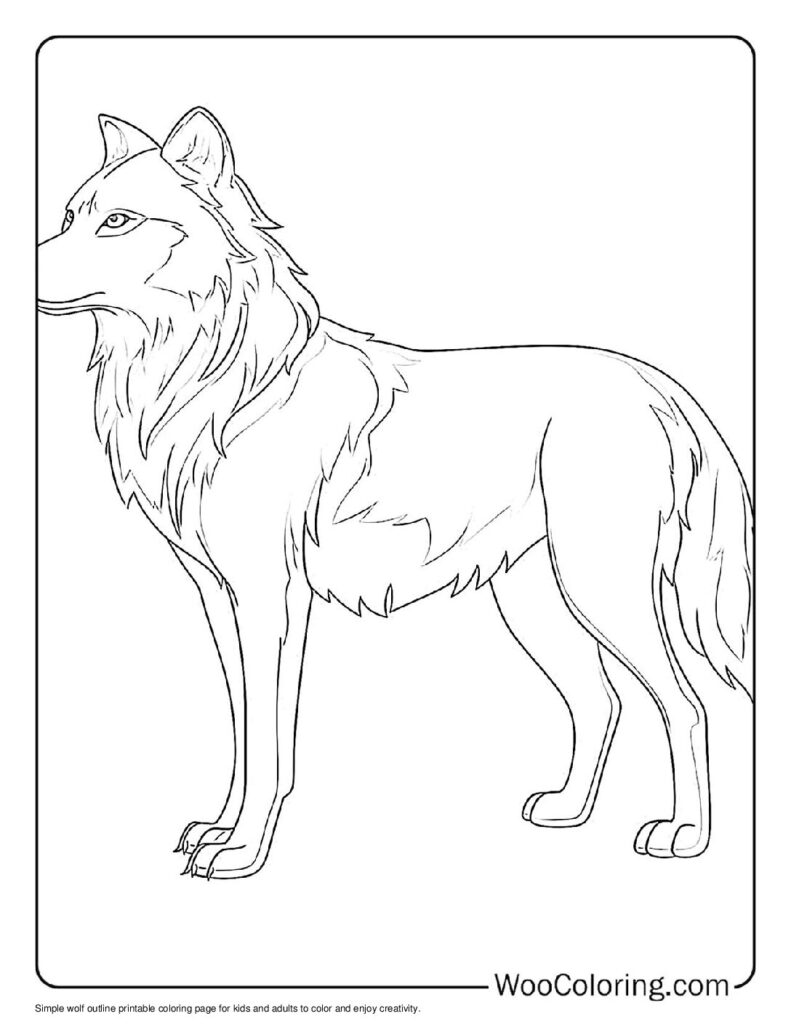 100  Wolf coloring pages  Free PDF To Print  - 74