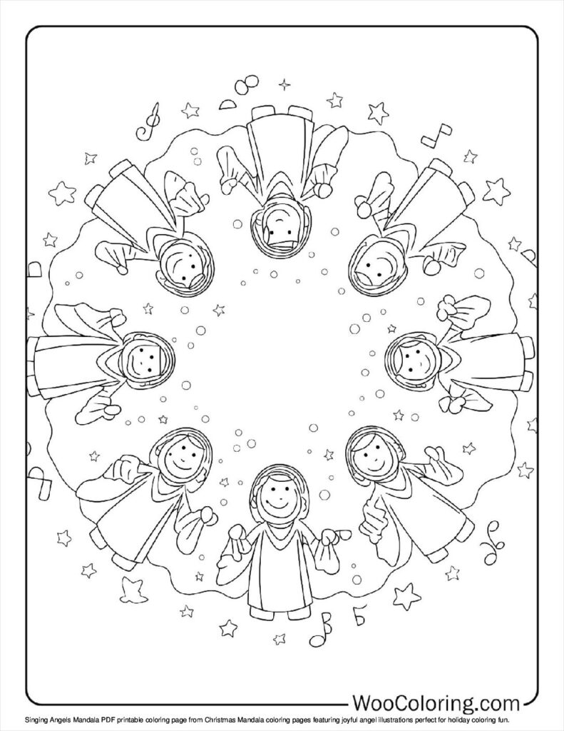 100 Christmas Mandala coloring pages Free PDF To Print - 13