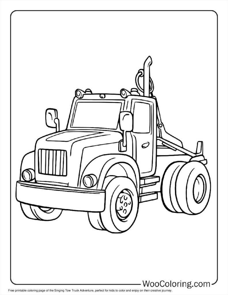 100  Tow Truck coloring pages  Free PDF To Print  - 46