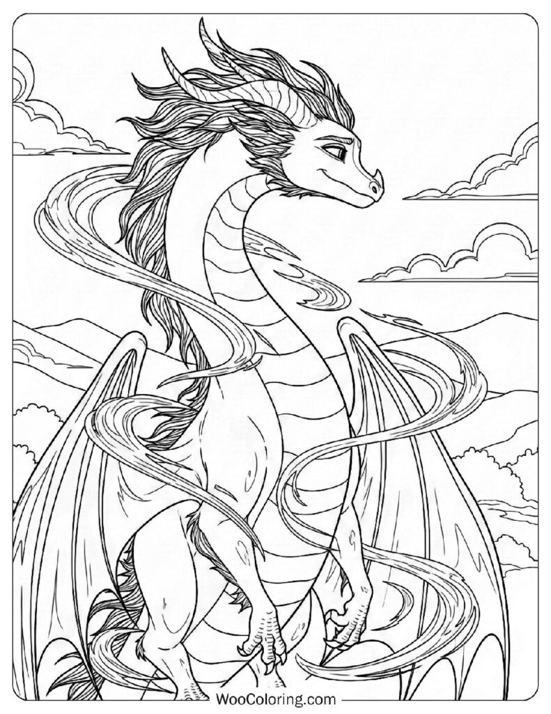 Timato Dragon Colouring In 58 Dragon Coloring Pages (Free PDF To Print) | Woo Coloring