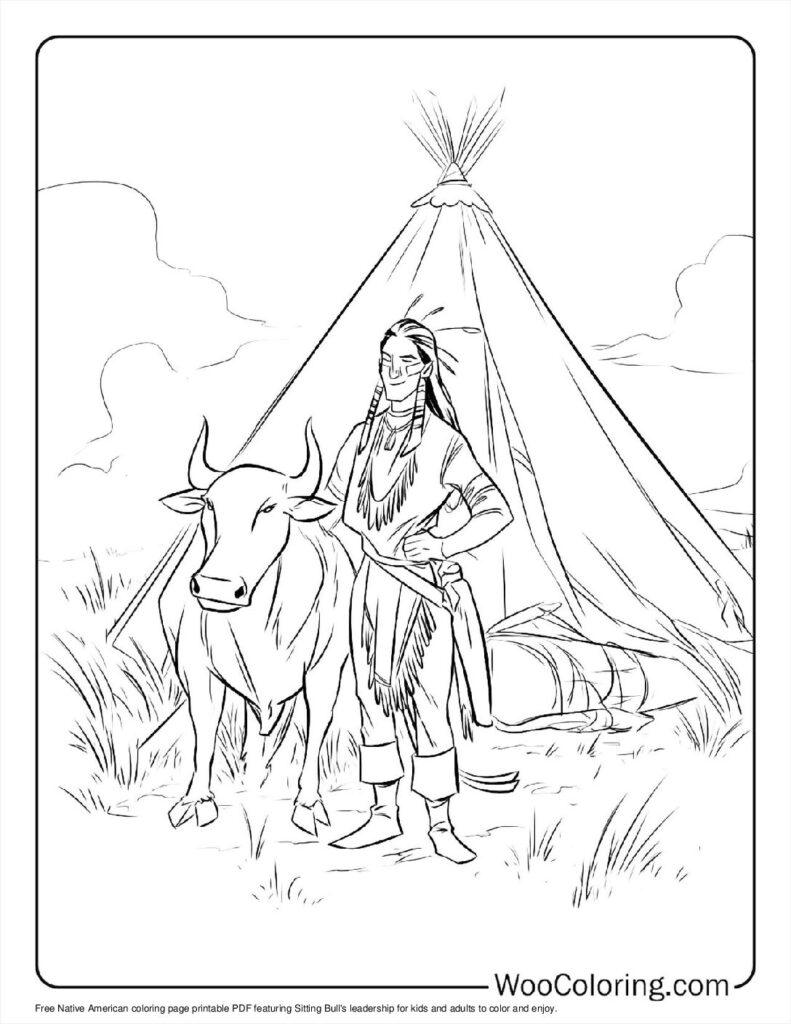 100  Native American coloring pages  Free PDF To Print  - 29
