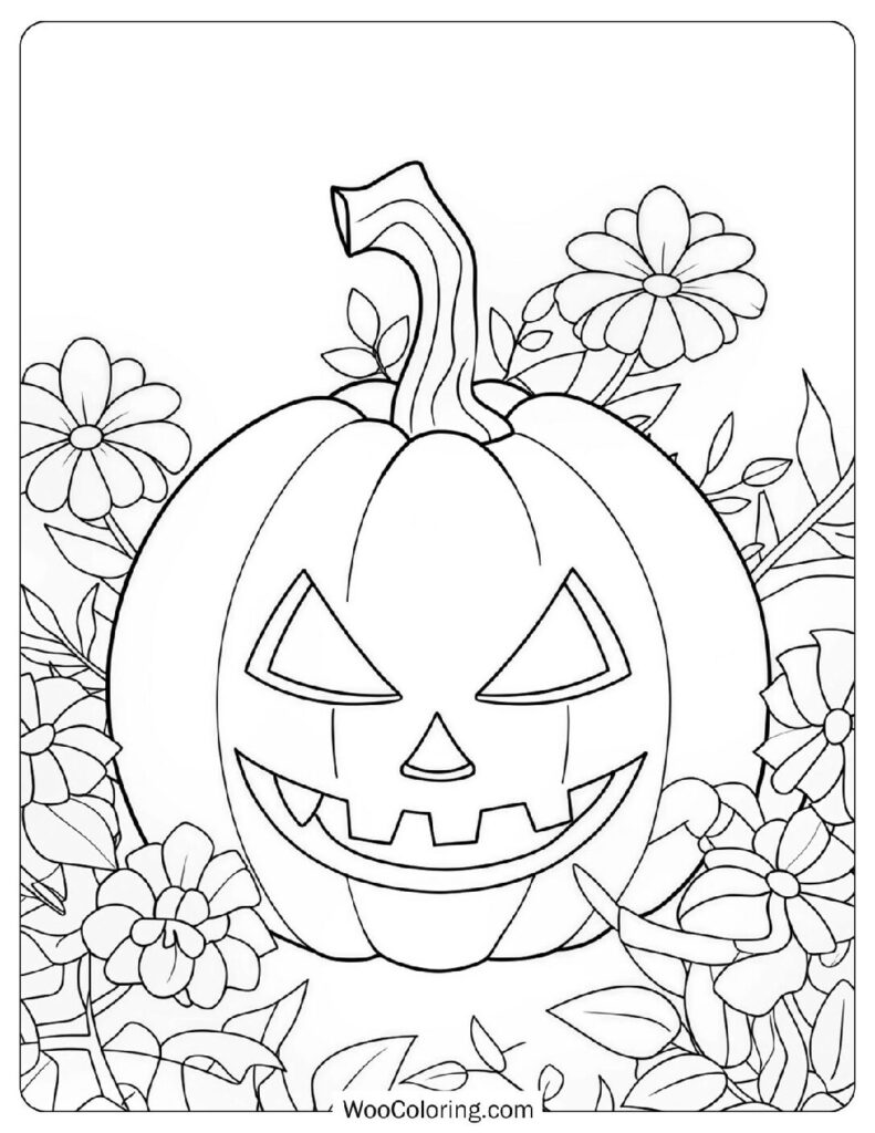 66 Pumpkin Coloring Pages  Free PDF To Print  - 57