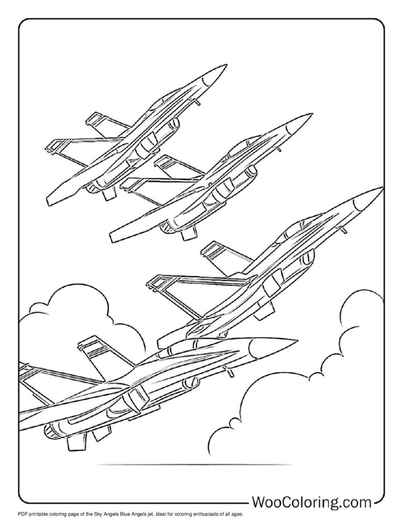 100  Jet coloring pages  Free PDF To Print  - 97