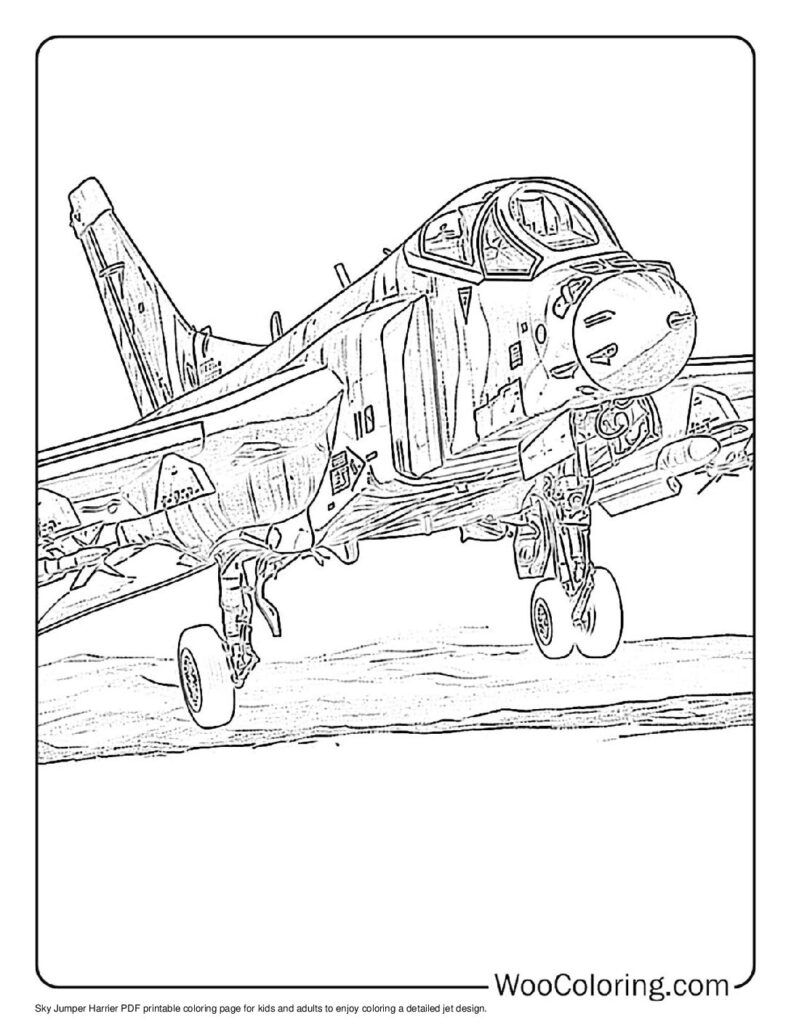 100  Jet coloring pages  Free PDF To Print  - 58