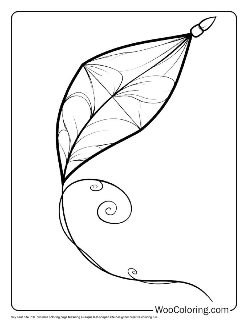 100  Kite coloring pages  Free PDF To Print  - 59