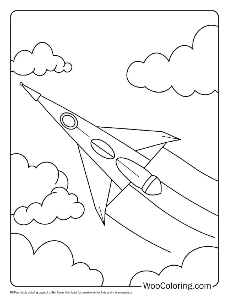 100  Kite coloring pages  Free PDF To Print  - 31