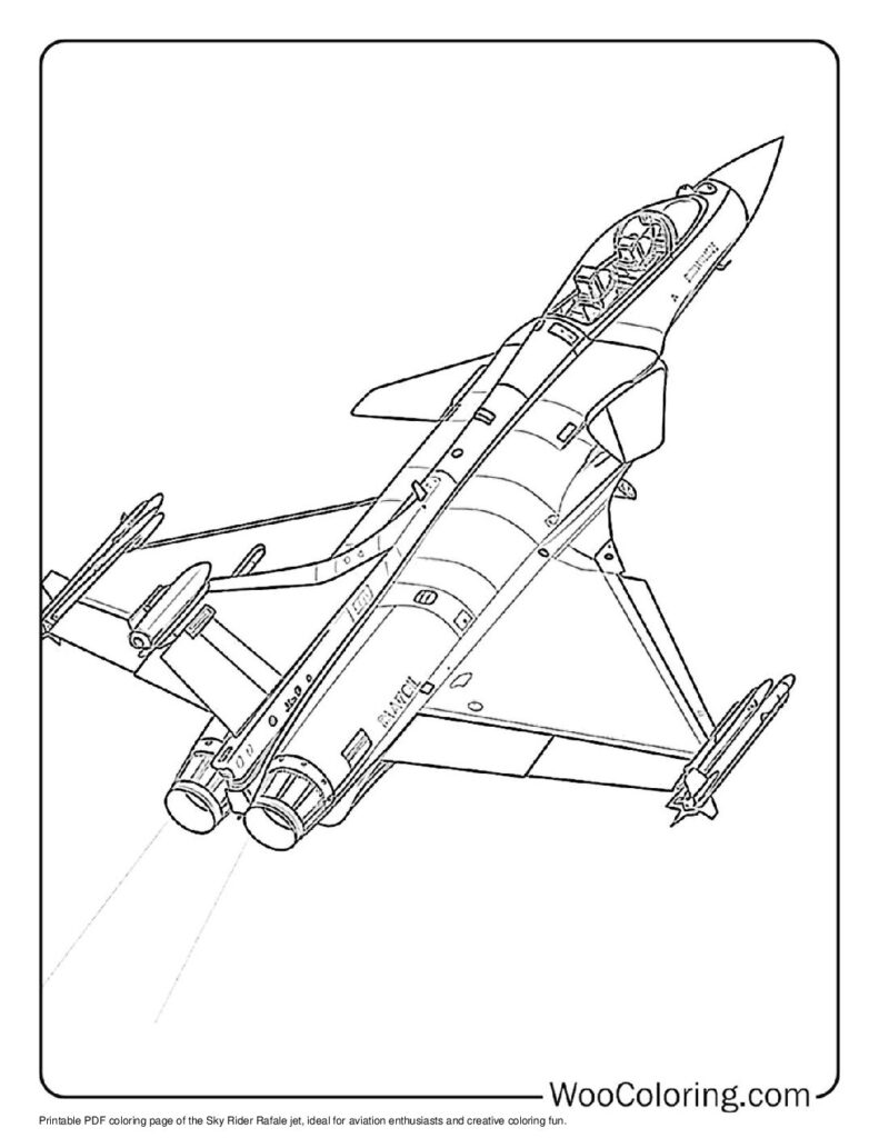 100  Jet coloring pages  Free PDF To Print  - 58