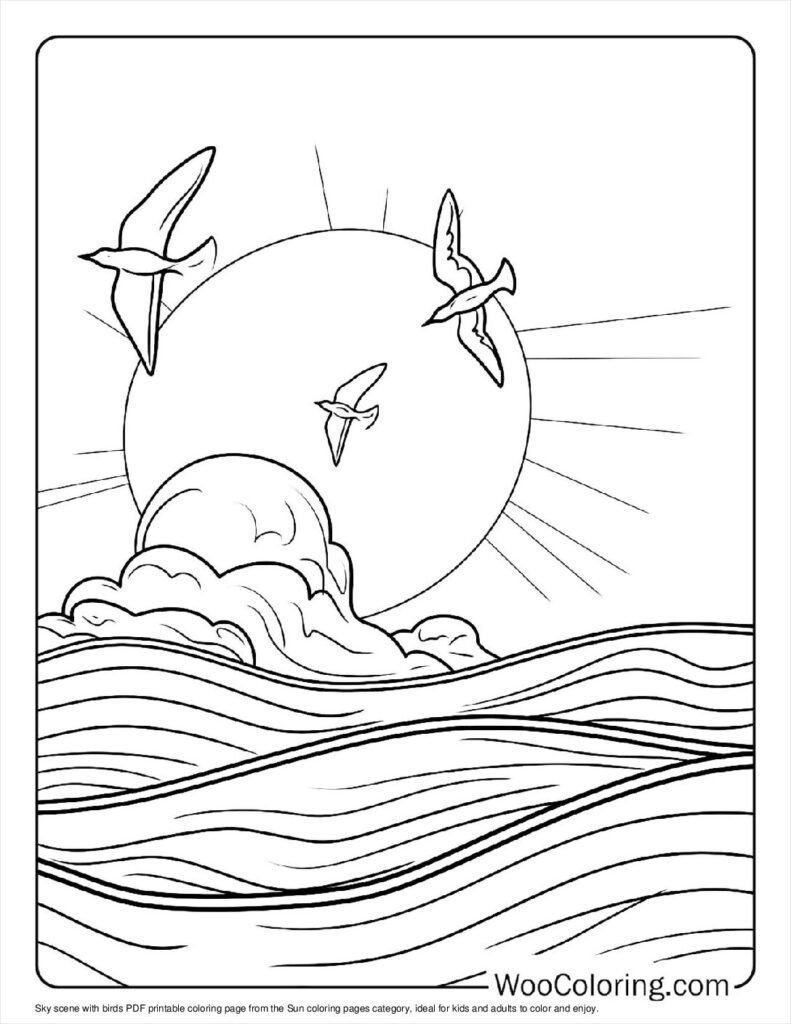 100  Sun coloring pages  Free PDF To Print  - 22