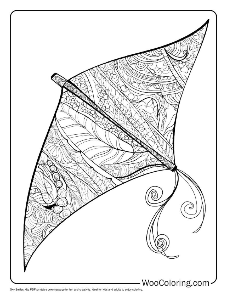 100  Kite coloring pages  Free PDF To Print  - 81