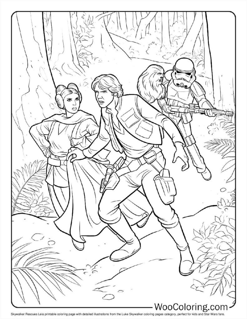 100  Luke Skywalker coloring pages  Free PDF To Print  - 53