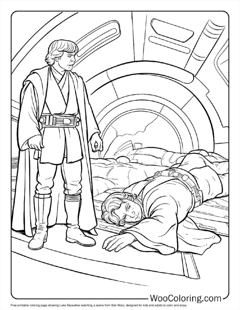 100  Luke Skywalker coloring pages  Free PDF To Print  - 4