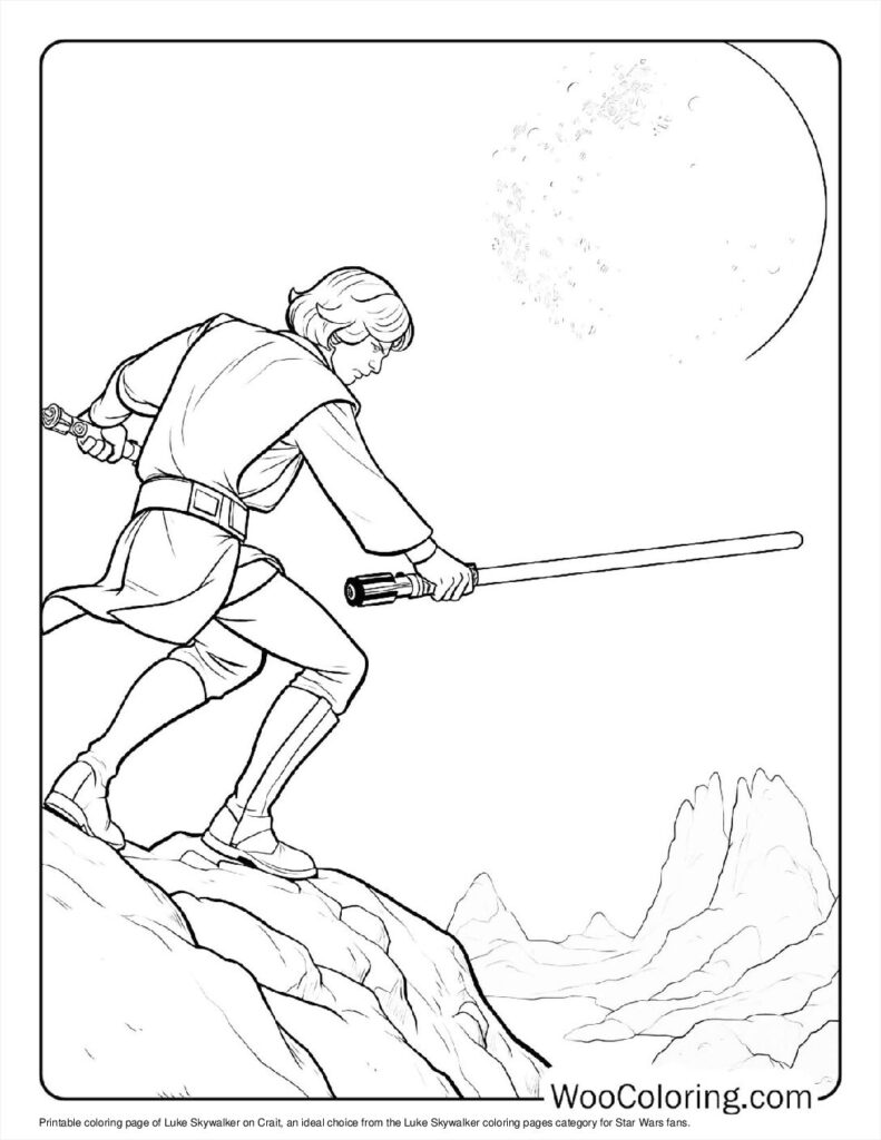 100  Luke Skywalker coloring pages  Free PDF To Print  - 64