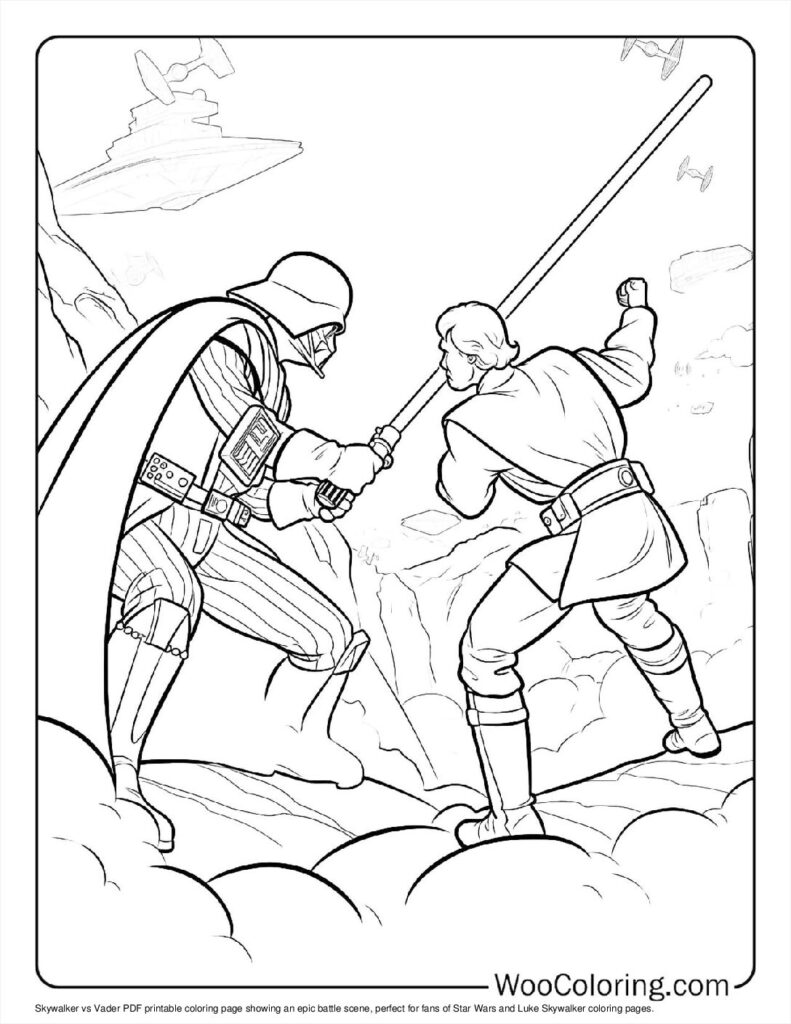 100  Luke Skywalker coloring pages  Free PDF To Print  - 35