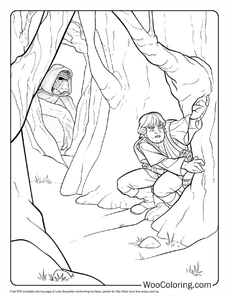 100  Luke Skywalker coloring pages  Free PDF To Print  - 55