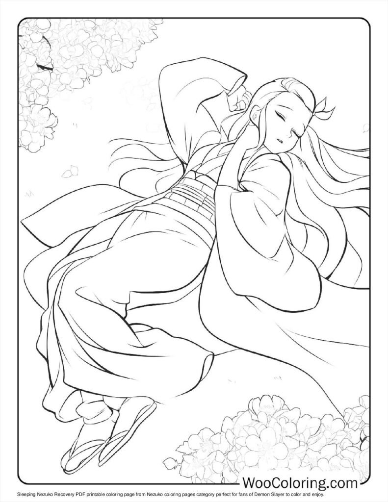 100  Nezuko coloring pages  Free PDF To Print  - 72
