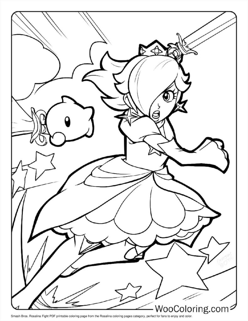 100  Rosalina coloring pages  Free PDF To Print  - 58