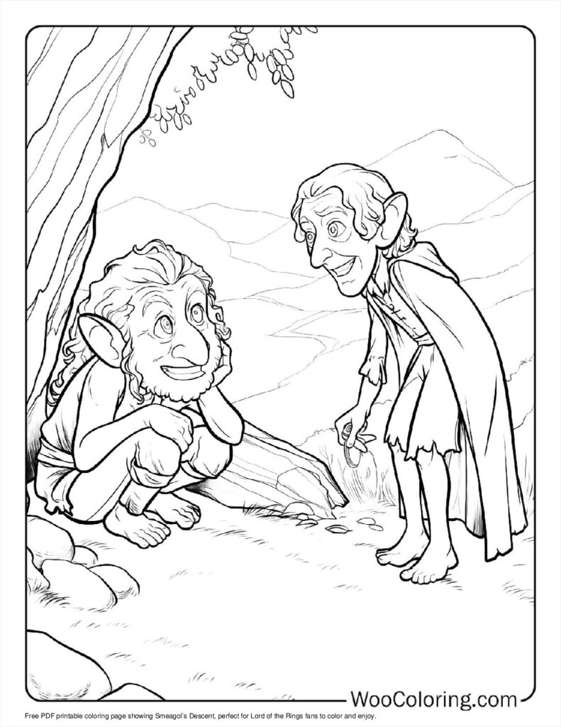 100  Lord Of The Rings coloring pages  Free PDF To Print  - 79