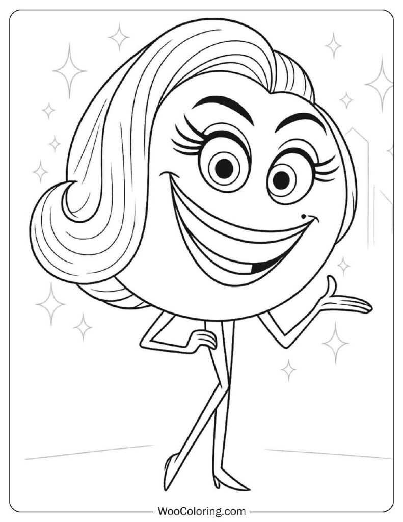 40 Emoji Coloring Pages  Free PDF To Print  - 17